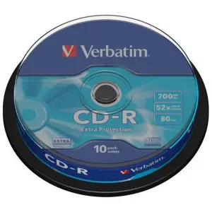 Płyta CD-R VERBATIM 700MB  cake op. 10szt.-624463