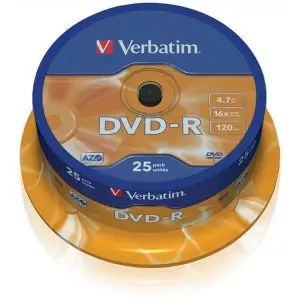 Płyta DVD-R VERBATIM AZO cake op. 25szt. -624474