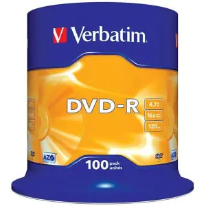 Płyta DVD-R VERBATIM AZO cake op. 100szt. -624480