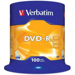 Płyta DVD-R VERBATIM AZO cake op. 100szt. -624482