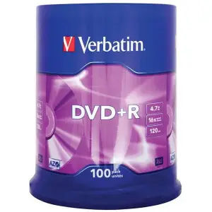 Płyta DVD R VERBATIM AZO cake op. 100szt. -624500
