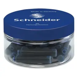 Naboje do piór SCHNEIDER plastikowy słoik 30 szt. niebieski-625076