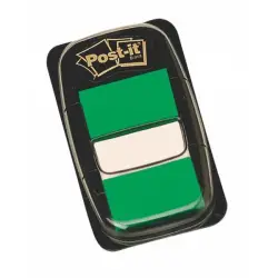 Zakładki indeksujące POST-IT (680-3) PP 25x43mm 50 kart. zielone-625249