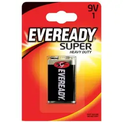 Bateria EVEREADY Super Heavy Duty, E, 6F22,9V-625397