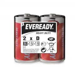 Bateria EVEREADY Heavy Duty, D, R20, 1,5V, 2szt.-625403