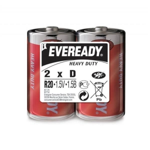 Bateria EVEREADY Heavy Duty, D, R20, 1,5V, 2szt.-625403