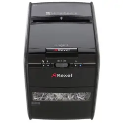 Niszczarka automatyczna REXEL Auto  80X, konfetti, P-3, 80 kart., 20l, karty kredytowe, czarna-626198