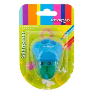 Temperówka KEYROAD plastikowa podwójna blister mix kolorów-626309