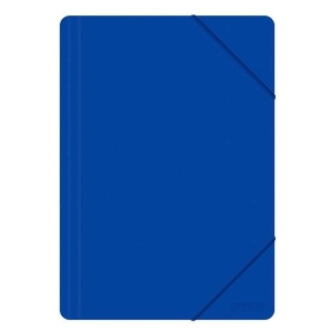 Teczka z gumką OFFICE PRODUCTS A4 PP - niebieska-626876