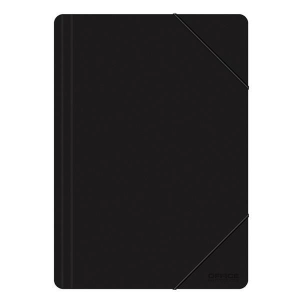 Teczka z gumką OFFICE PRODUCTS A4 PP - czarna-626883