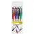 Długopis żelowy GIMBOO Classic 0,5mm 4 szt. zawieszka mix kolorów-626970