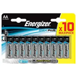 Bateria ENERGIZER Max Plus, AA, LR6, 1,5V, 10szt.-627442