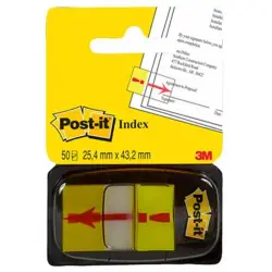 Zakładki indeksujące POST-IT z nadrukiem „wykrzyknik” (680-33), PP, 25x43mm, 50 kart.-627873