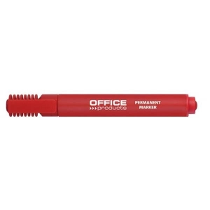 Marker OFFICE PRODUCTS permane. ścięty - czerwony-627357