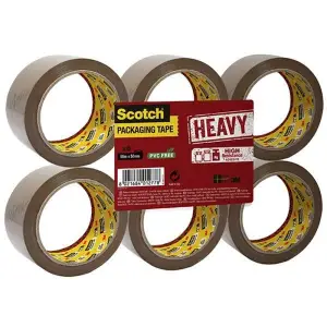 Taśma pakowa SCOTCH Heavy 50mm x 66m - brąz-627504
