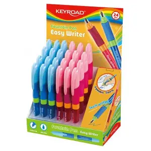 Pióro wieczne KEYROAD Easy Writer M pakowany na displayu mix kolorów-627555