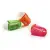 Temperówka KEYROAD Twist plastikowa pojedyńcza z gumką pakowane na displayu mix kolorów-627263