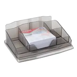 Przybornik na biurko OFFICE PRODUCTS z karteczkami plastik dymny-628029