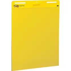 Arkusze konferencyjne Post-it Super Sticky, na flipchart, 63,5x76,2cm, do kluczowych wniosków, 3x25 kart., żółte-628147