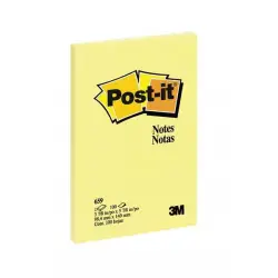 Karteczki POST-IT (659), 152x102mm, 1x100 kart., żółty-628283