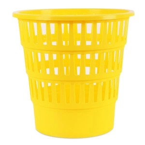Kosz na śmieci OFFICE PRO. ażur 16l - żółty-628000
