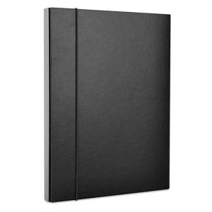 Teczka z gumką OFFICE PRODUCTS  A4/30 3-skrz. czarna-628035