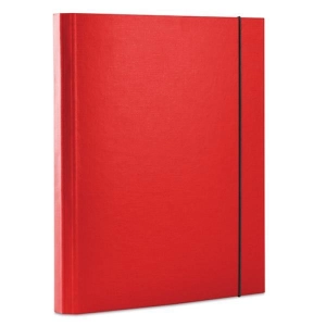 Teczka z gumką OFFICE PRODUCTS  A4/30 3-skrz. czerwona-628036
