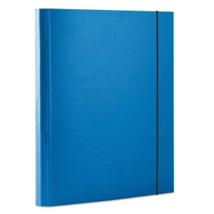 Teczka z gumką OFFICE PRODUCTS  A4/30 3-skrz. niebieska-628039