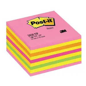 Karteczki POST-IT 2028-NP 76x76mm 1x450 kart. cukierkowa różowa-629250
