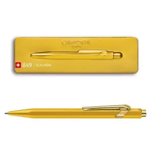 Długopis CARAN D'ACHE 849 Goldbar M w pudełku złoty-630537