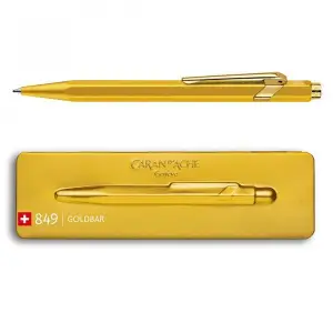 Długopis CARAN D'ACHE 849 Goldbar M w pudełku złoty-630544