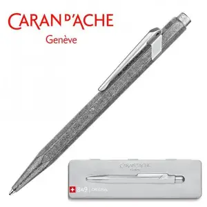 Długopis CARAN D'ACHE 849 Original M w pudełku srebrny-630604