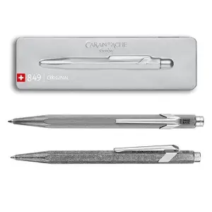 Długopis CARAN D'ACHE 849 Original M w pudełku srebrny-630606