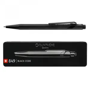Długopis CARAN D'ACHE 849 Black Code M w pudełku czarny-630844