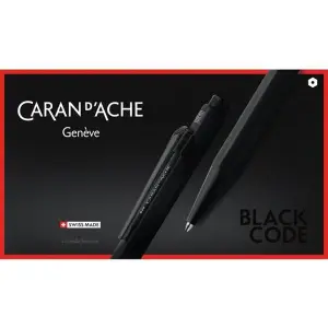 Długopis CARAN D'ACHE 849 Black Code M w pudełku czarny-630850