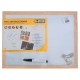 Tablica suchościeralna BI-OFFICE 40x30cm rama drewniana-630407