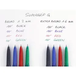 Długopis PILOT SUPER GRIP G auto. XB zielony-631117