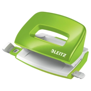 Dziurkacz LEITZ Mini metal. 10k. - zielony 50601054-631142