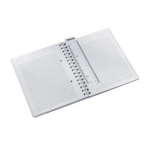 Kołonotatnik LEITZ WOW w kratkę A5 PP zielony 46410054-631183