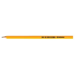 Ołówek drewniany DONAU HB żółty op.12-631711