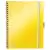 Kołonotatnik LEITZ WOW BE MOBILE w kratkę A4 z 3 zakł. żółty 46450016-631155