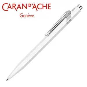 Długopis CARAN D'ACHE 849 Classic Line M biały-634575