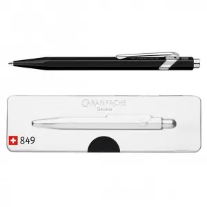 Długopis CARAN D'ACHE 849 Pop Line Fluo M w pudełku czarny-634618