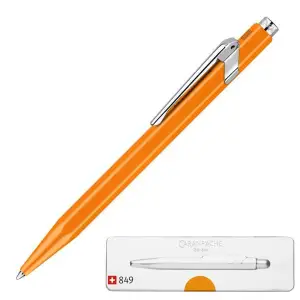Długopis CARAN D'ACHE 849 Pop Line Fluo M w pudełku pomarańczowy-634622