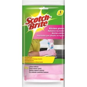Rękawice SCOTCH BRITE Kuchenne rozm. S różowe-634730