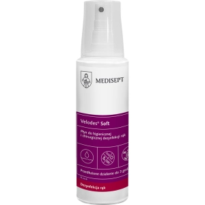 Płyn do rąk MEDISEPT VELODES Soft 250ml z atomizerem -635266