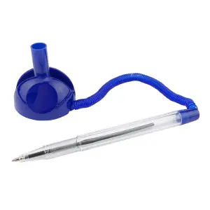 Długopis na sprężynce D.RECT AT-04 niebieski -640088