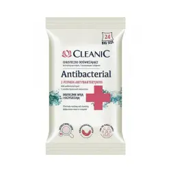 Chusteczki odświeżające CLEANIC Antybacterial 24szt.-641785