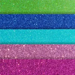 Arkusz samoprzylepny brokatowy GP - Mix kolorów op.10 150g-641897