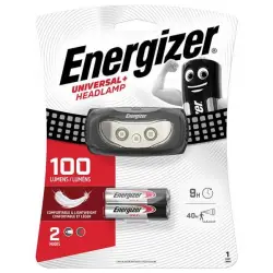 Latarka czołowa ENERGIZER Headlight Universal 3 Led + 3szt. baterii AAA czarna-662030